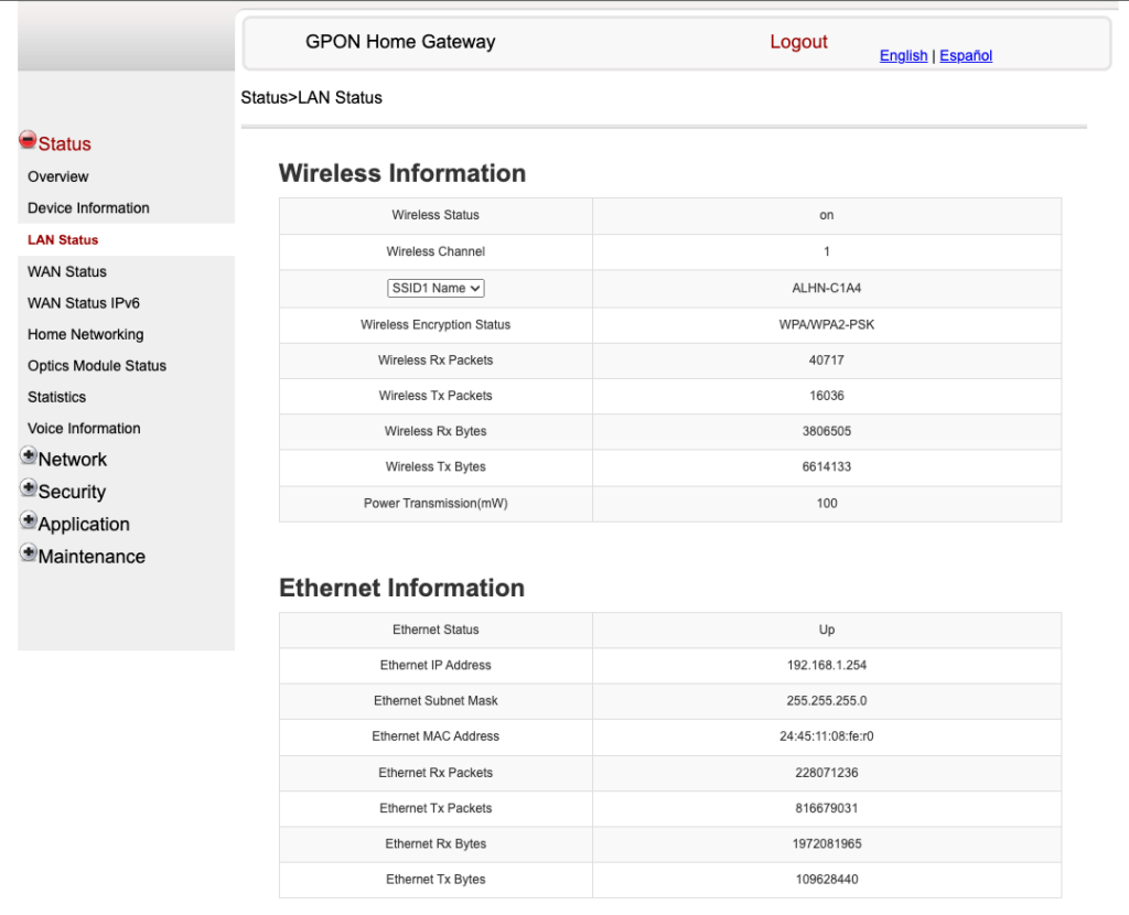 Setting up a router and changing your password Fibrus